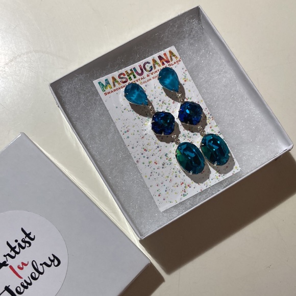 MASHUGANA SWAROVSKI CRYSTAL & Vintage Glass - Picture 8 of 8